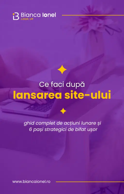 Ebook ce faci dupa lansarea site-ului bianca ionel iulie 2024