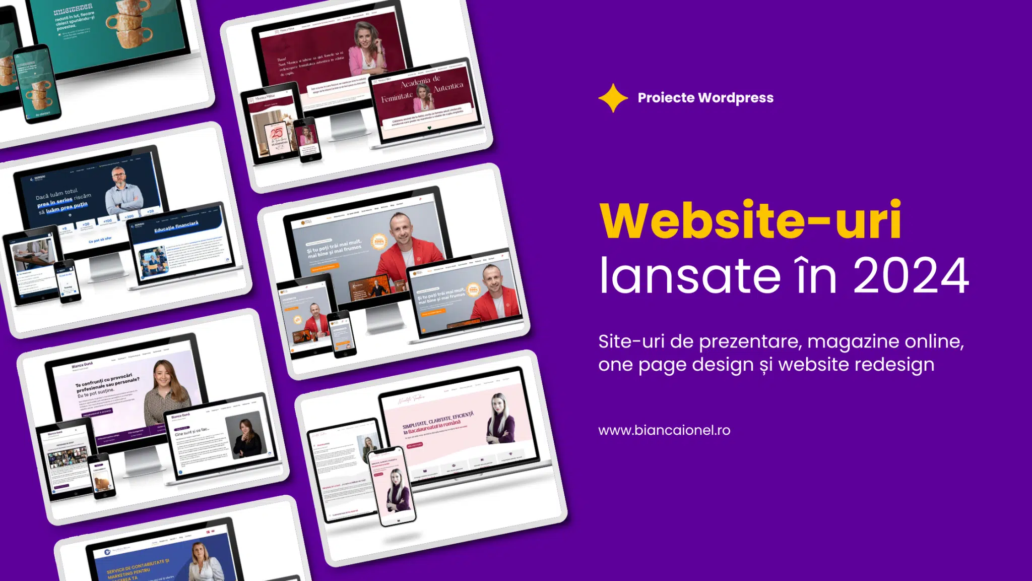 Website-uri lansate în 2024 bianca ionel web developer wordpress iasi cluj brasov creare site wordpress woocommerce