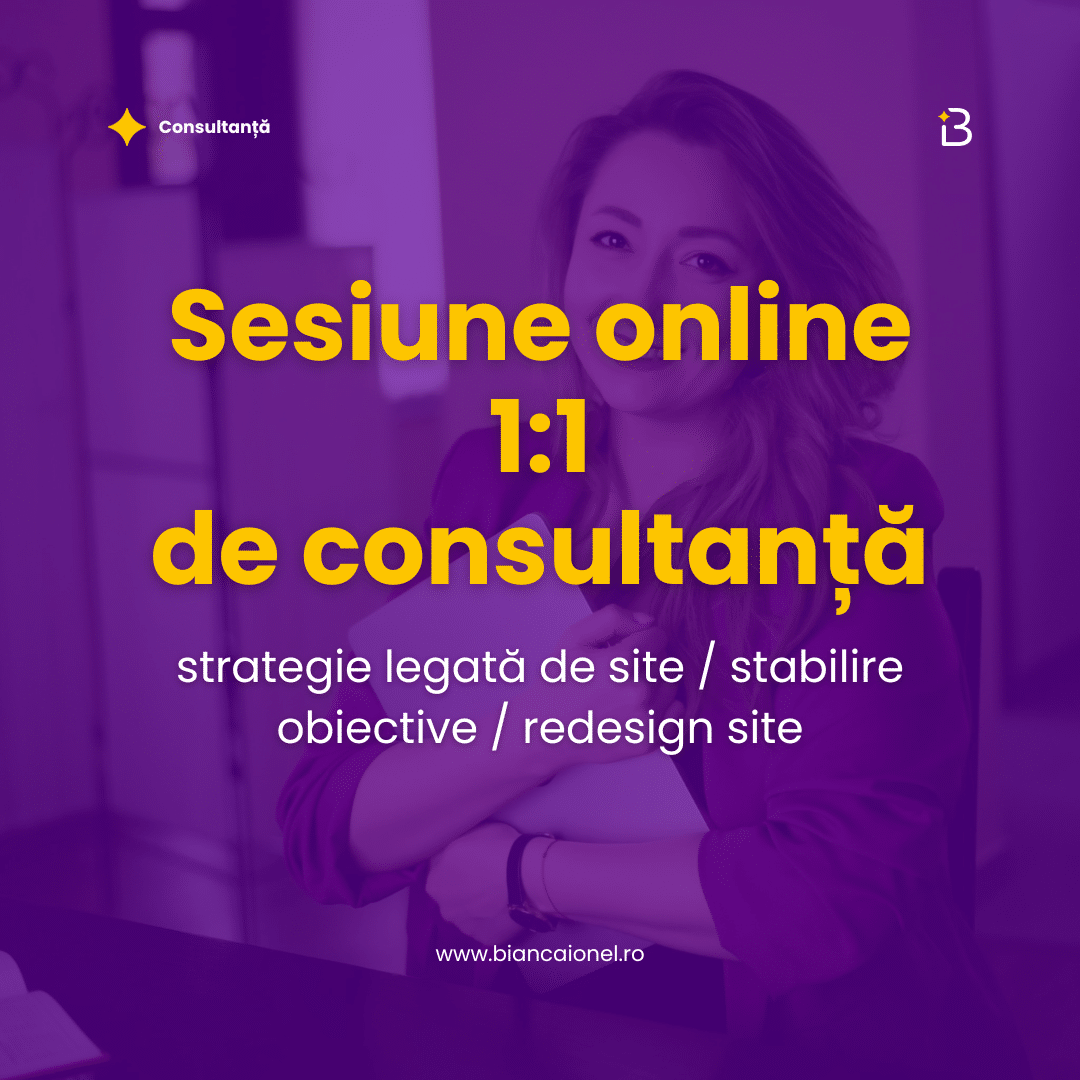 Audit Website – Experiență Utilizator, Funcționalități, Design & Performanță Bianca Ionel 24030