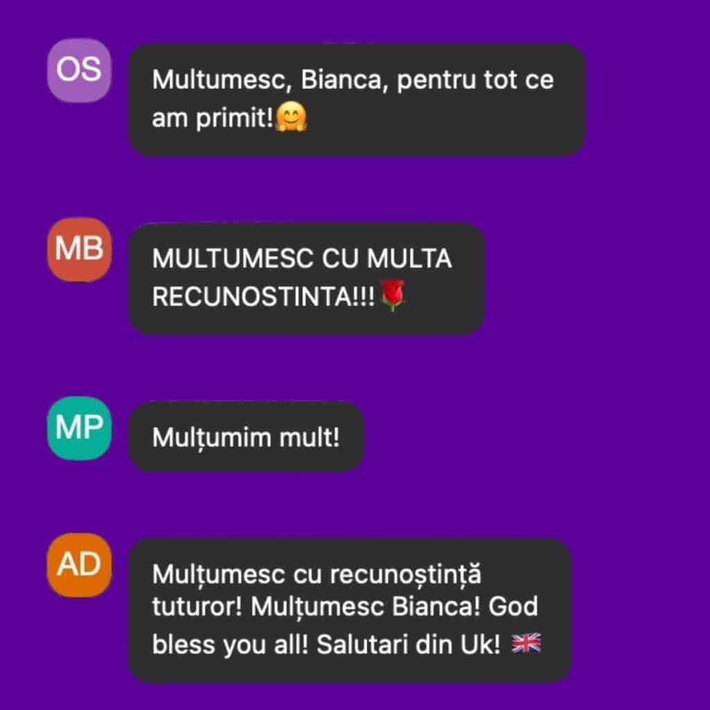 testimonial 1 click&convert mastermind bianca ionel